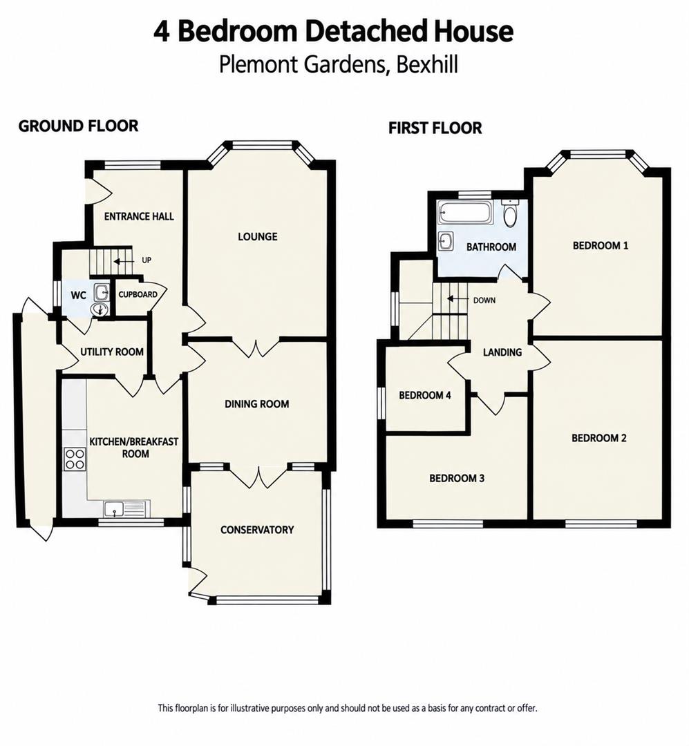 12, Plemont Gardens, Bexhill-On-Sea floorplan