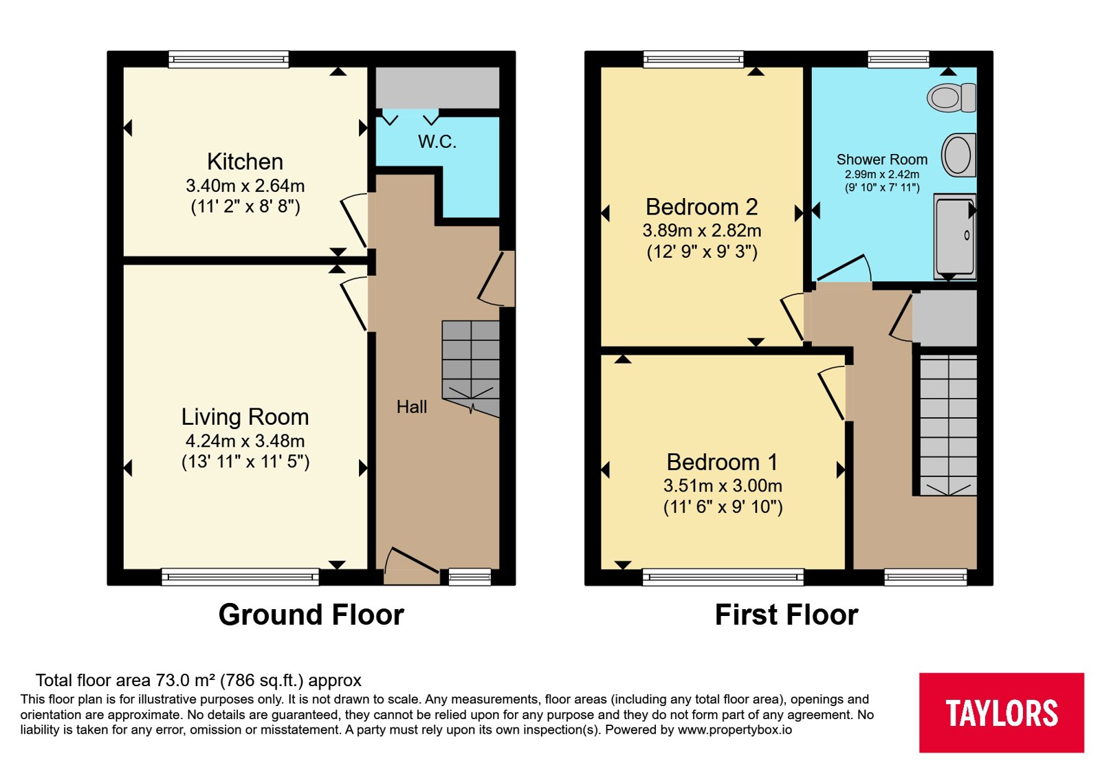 33, Grange Avenue, Northamptonshire floorplan