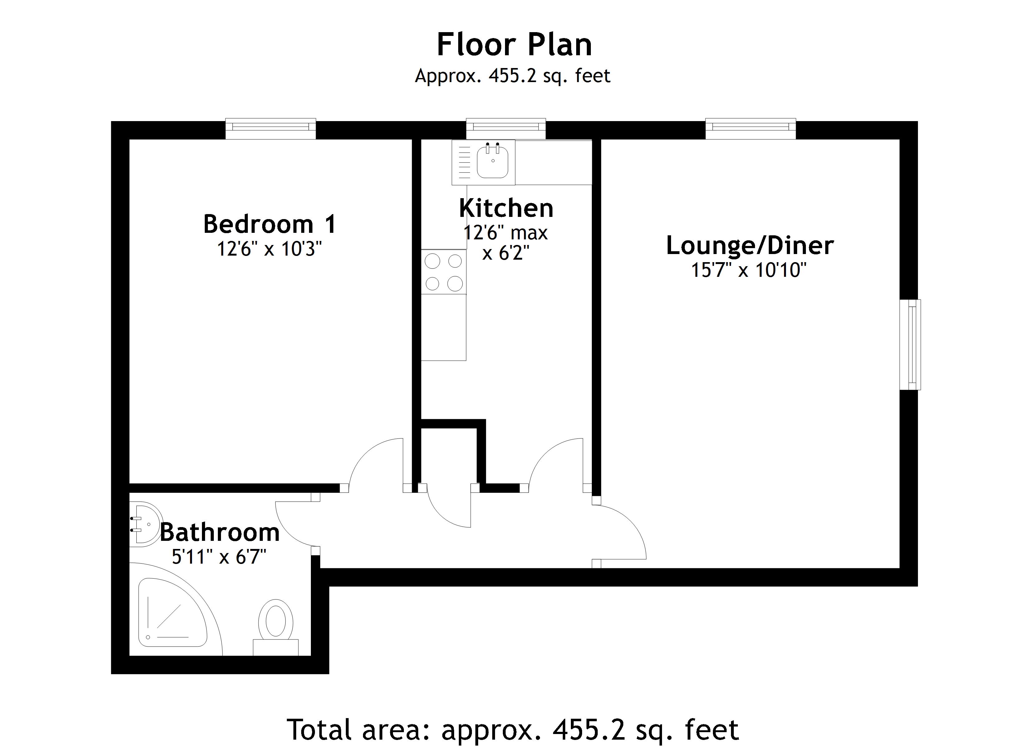 Chelmsford House, Great Dunmow, Essex CM6, 1 bedroom flat for sale