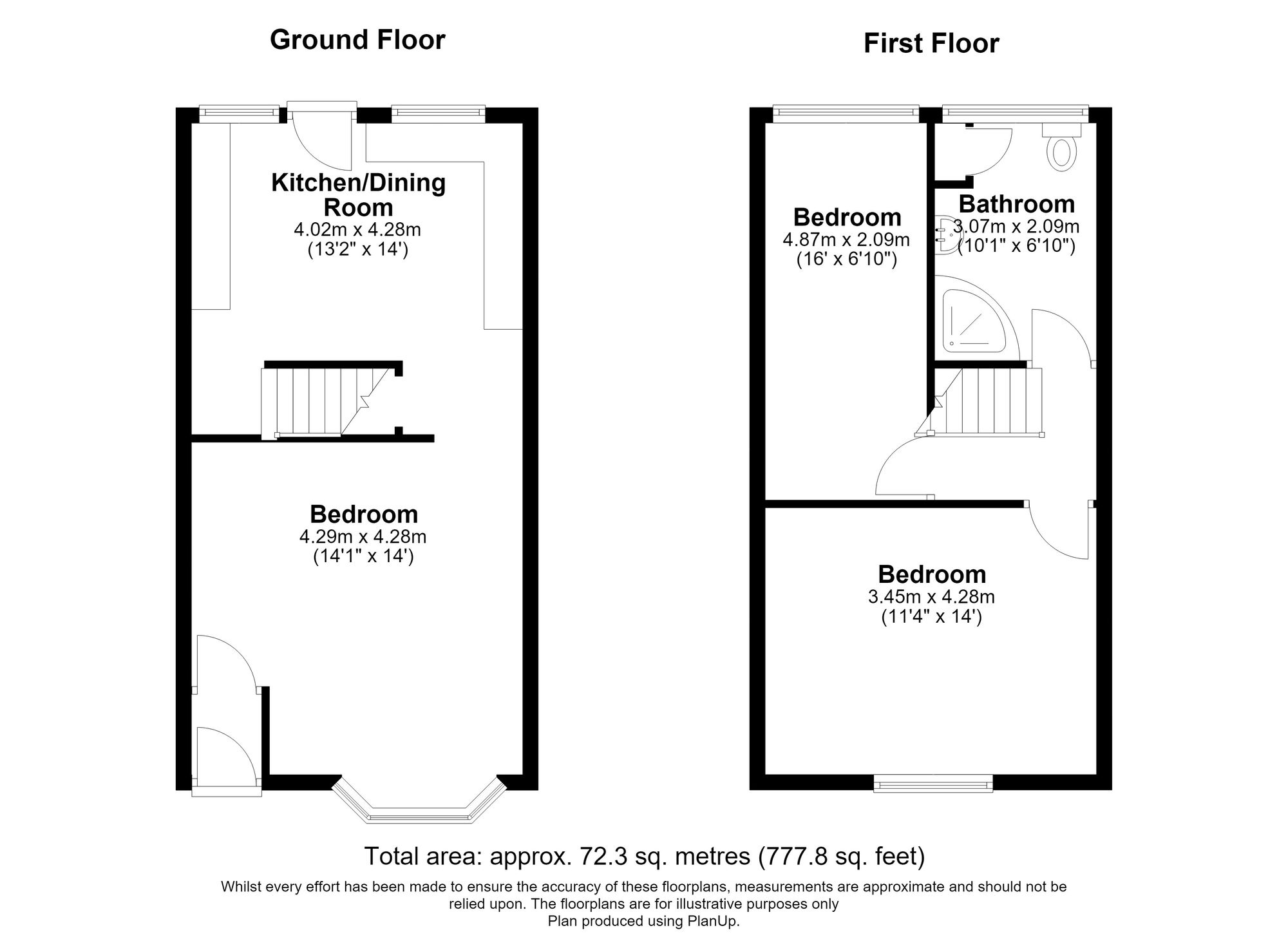 258 Leigh Road, Manchester floorplan