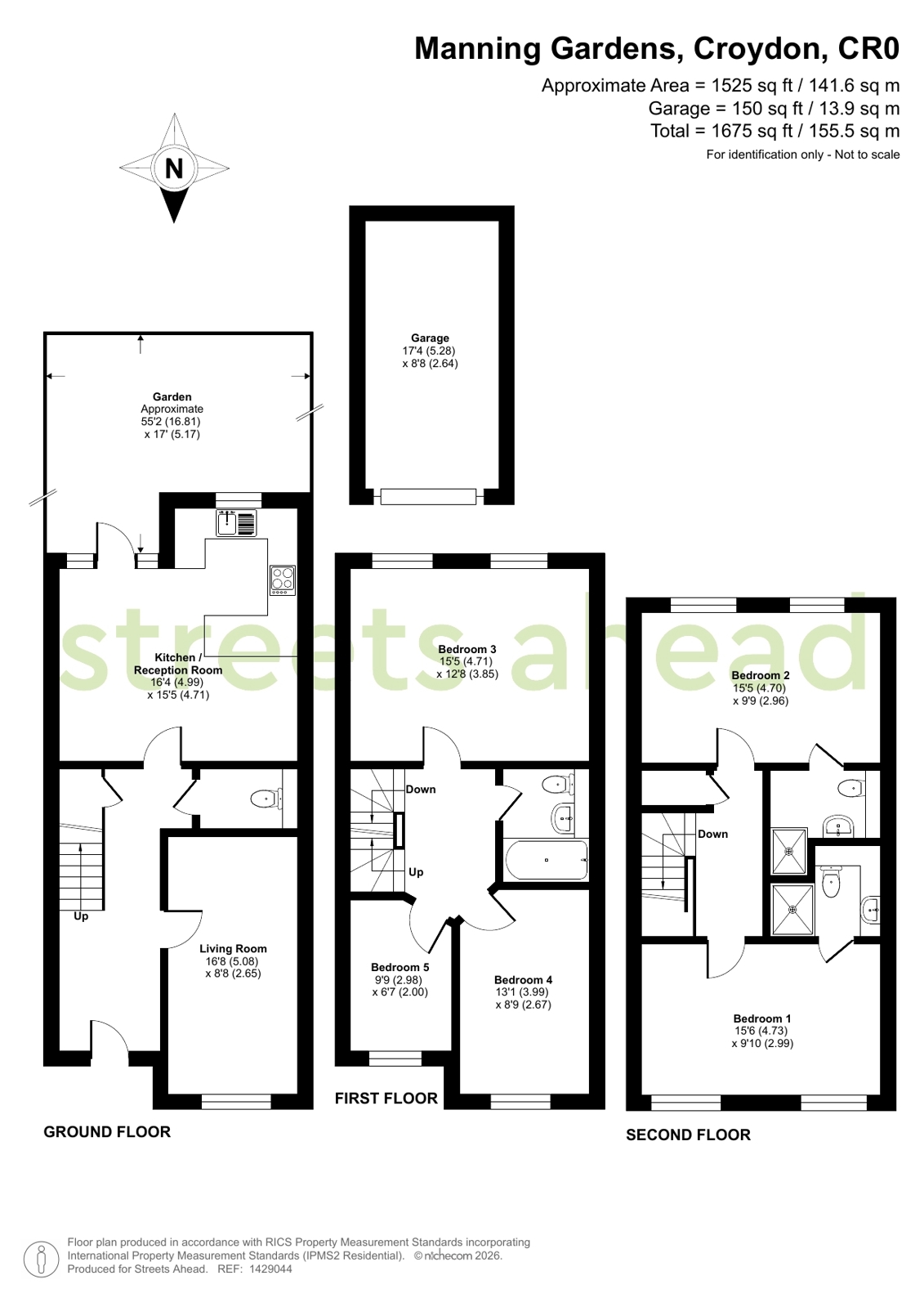 34, Manning Gardens, Croydon floorplan