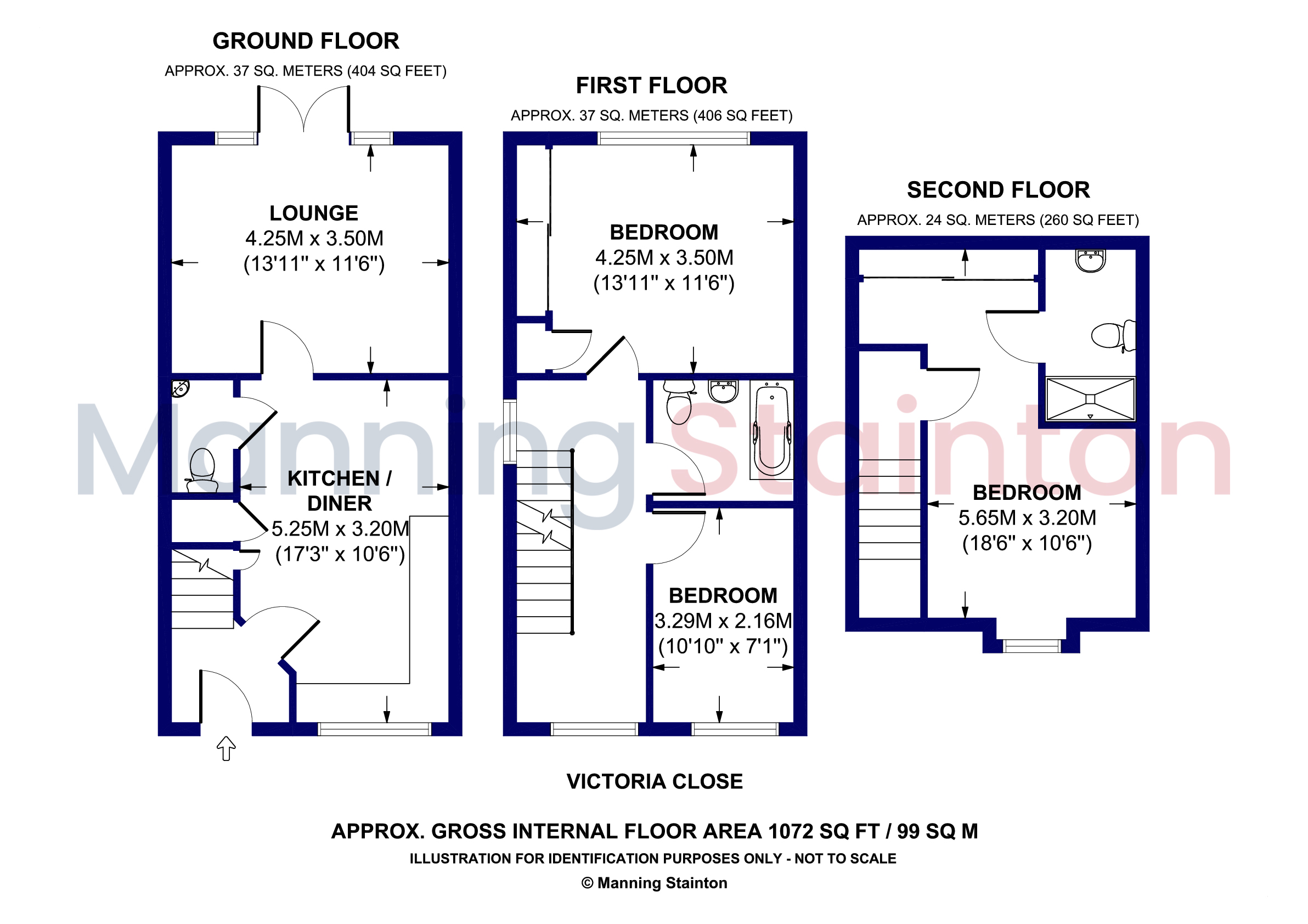 10, Victoria Close, Leeds floorplan