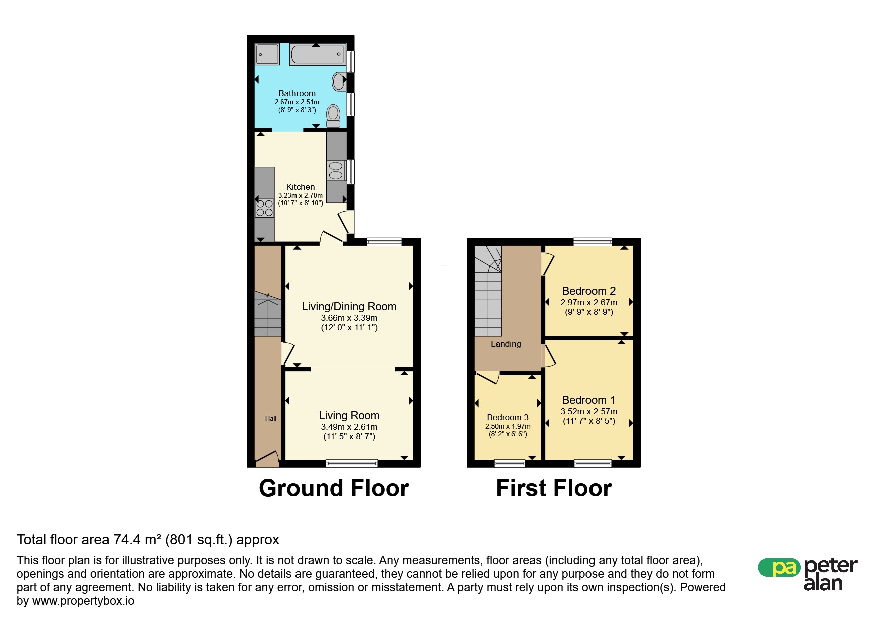 74, Charles Street, Tonypandy floorplan