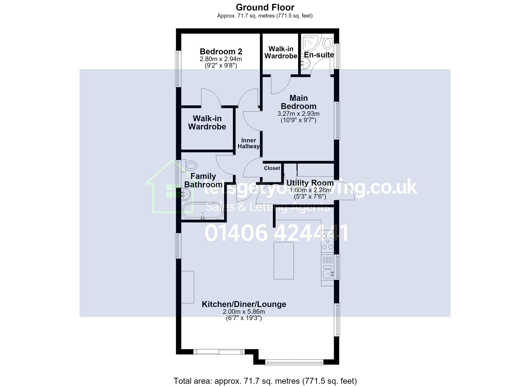 1 Field, Frostley Gate, Holbeach floorplan