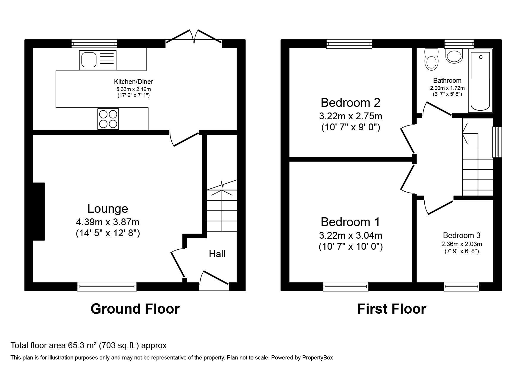 20, Shiel Street, Manchester floorplan