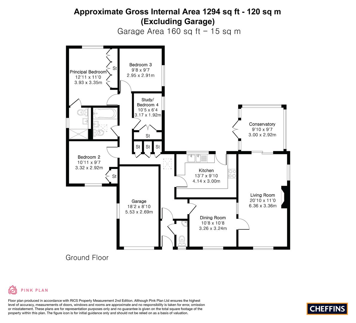 16, Oakington Road, Dry Drayton floorplan