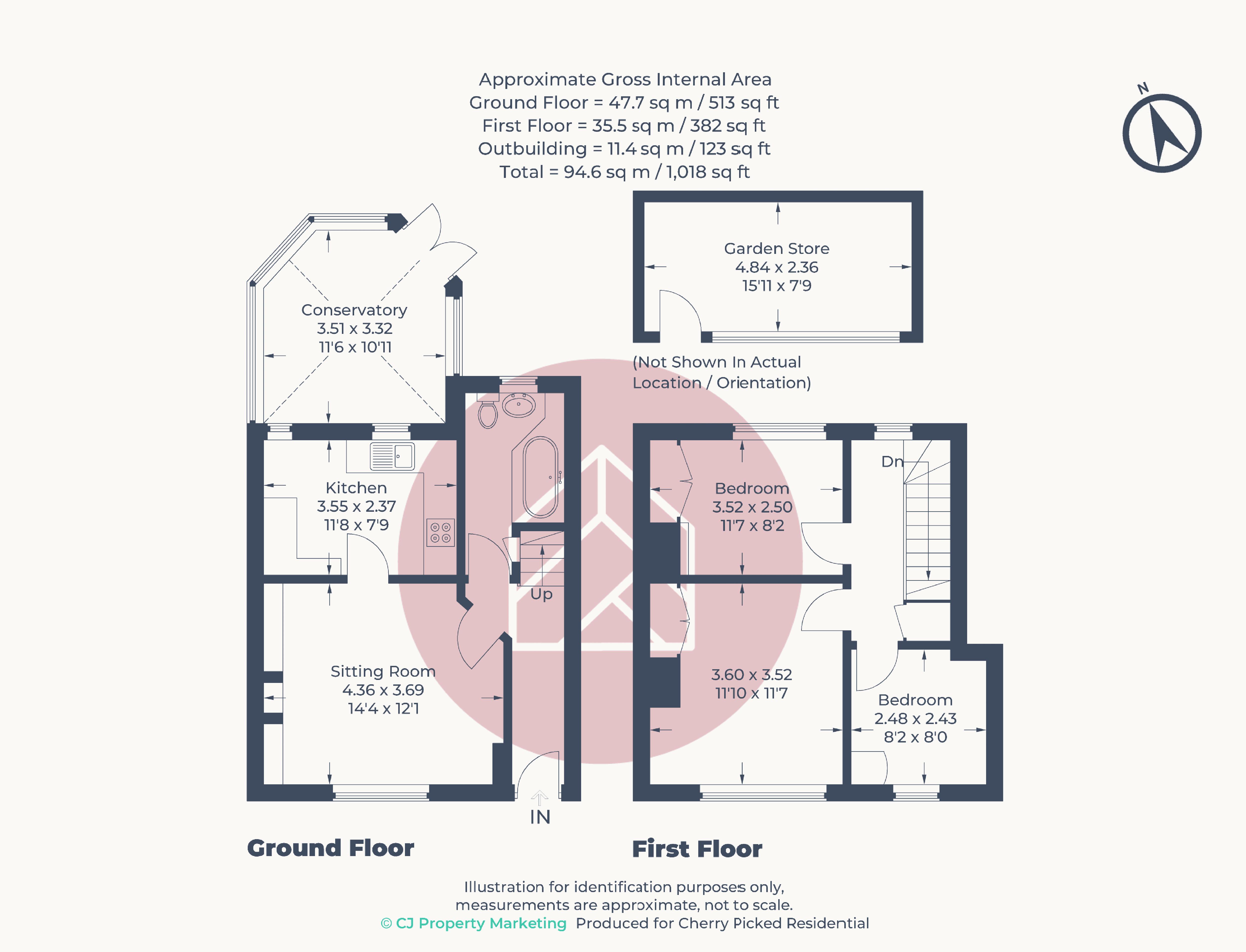 15, Taverner Place, Oxford floorplan