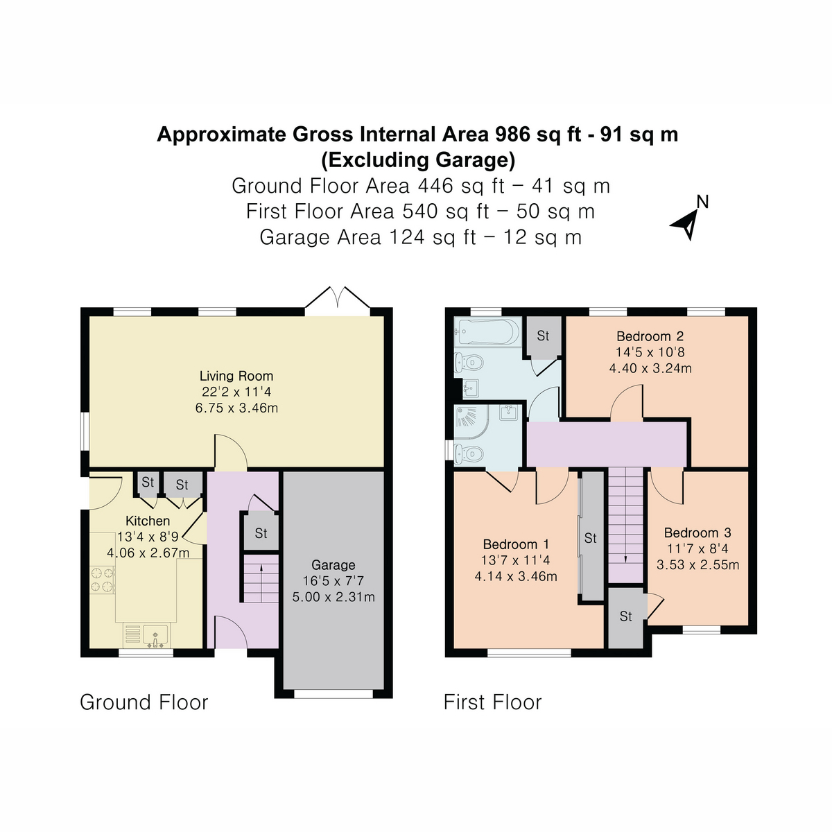 63, The Glebe, Oxford floorplan