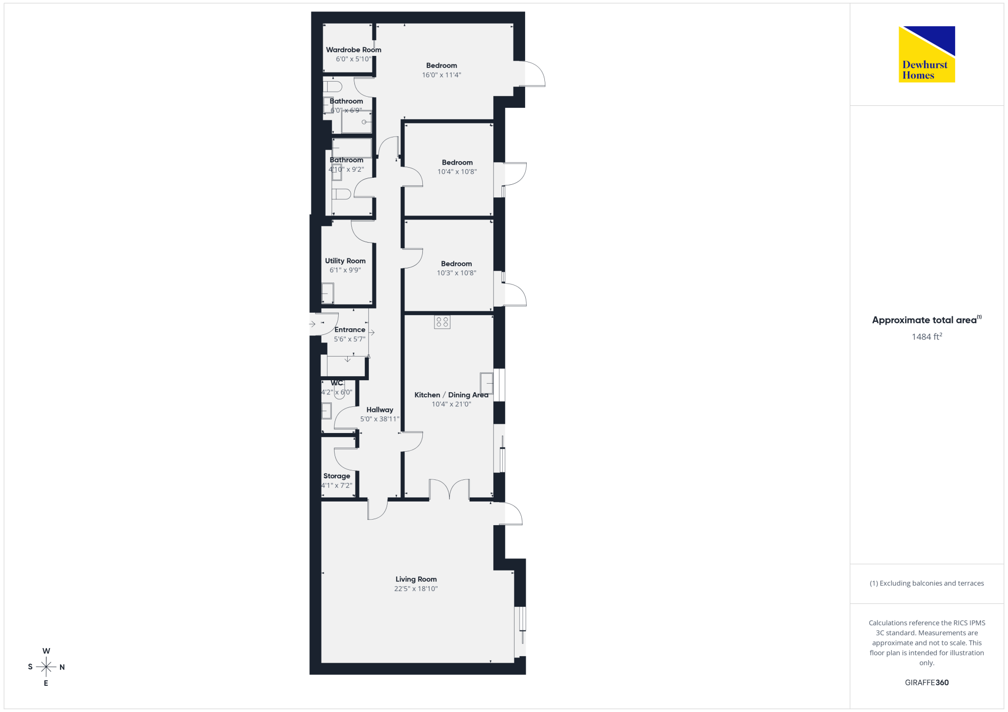 Victoria Mansions, Preston floorplan