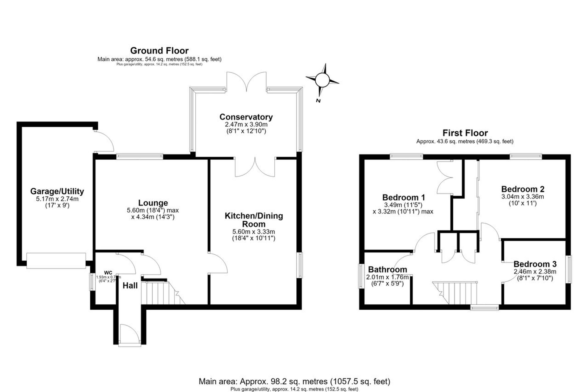 2 Waterways, Warrington floorplan