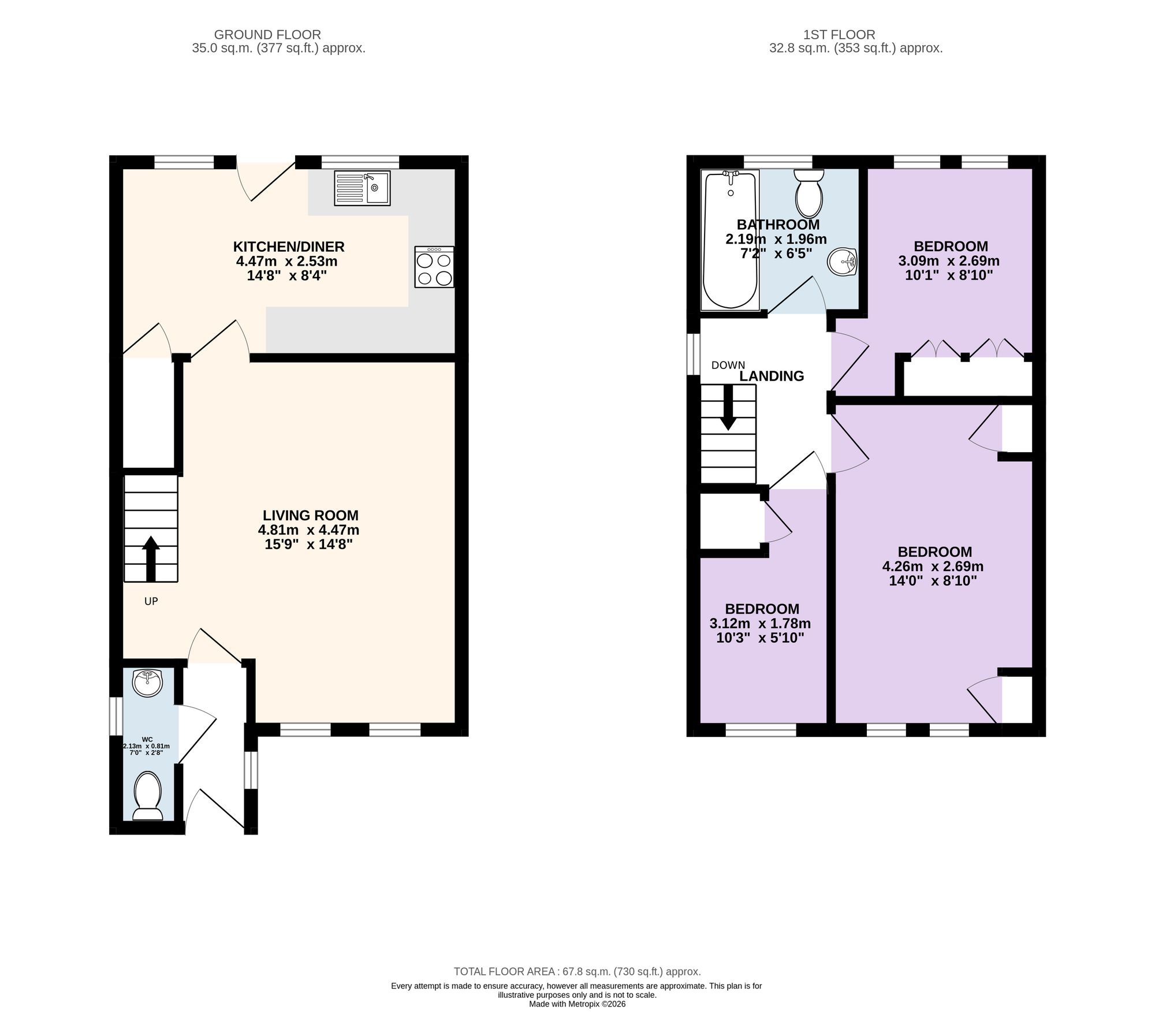 14 Thirlmere Drive, Preston floorplan