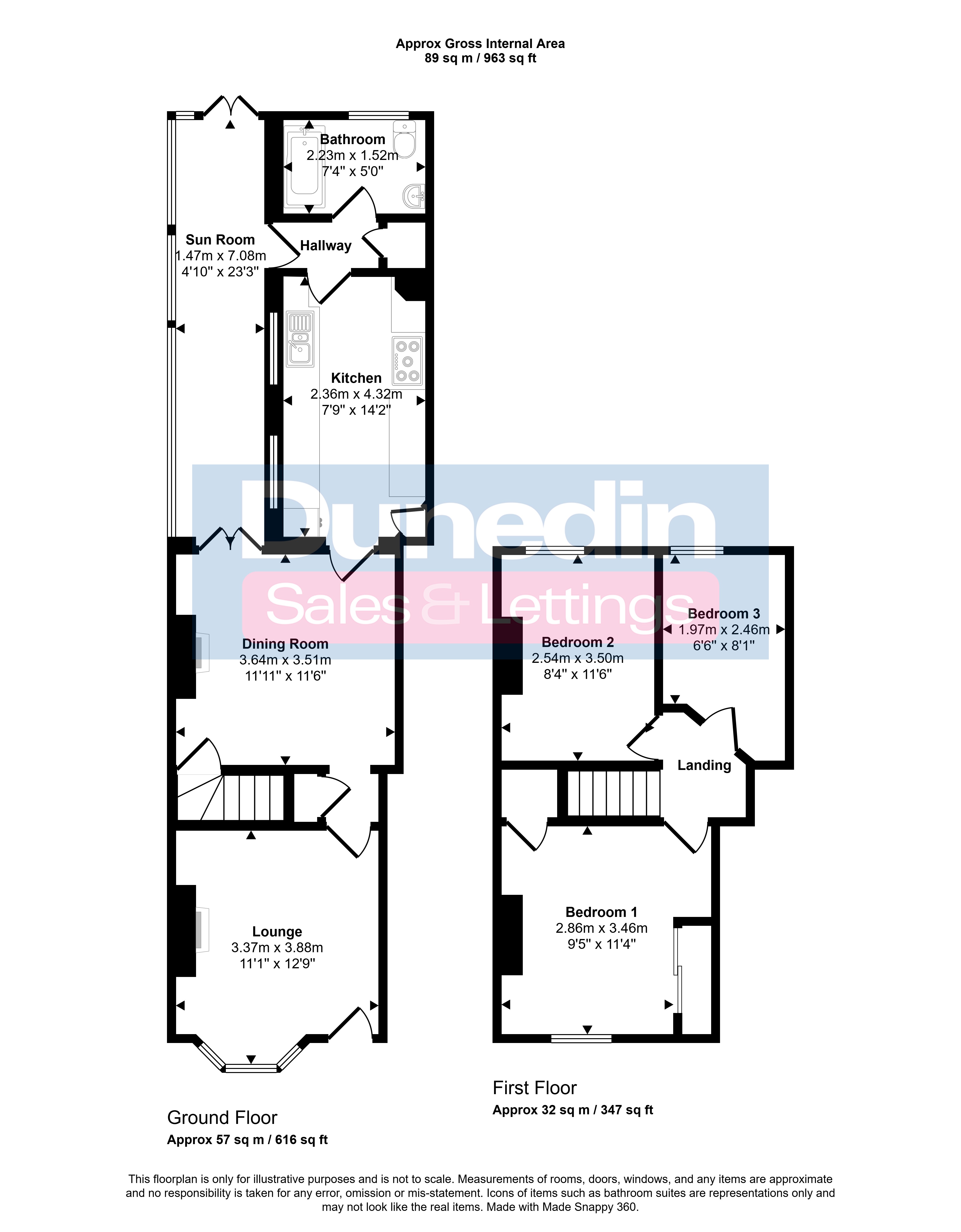 70, New Road, Birmingham floorplan