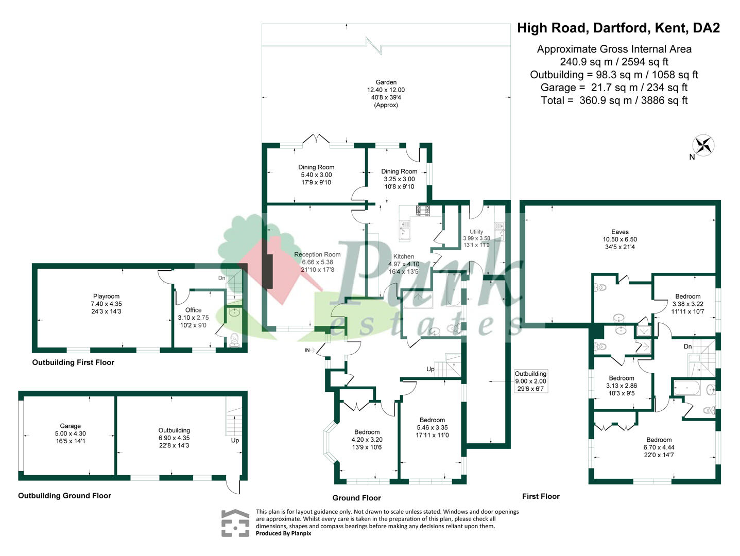 4, High Road, Wilmington floorplan