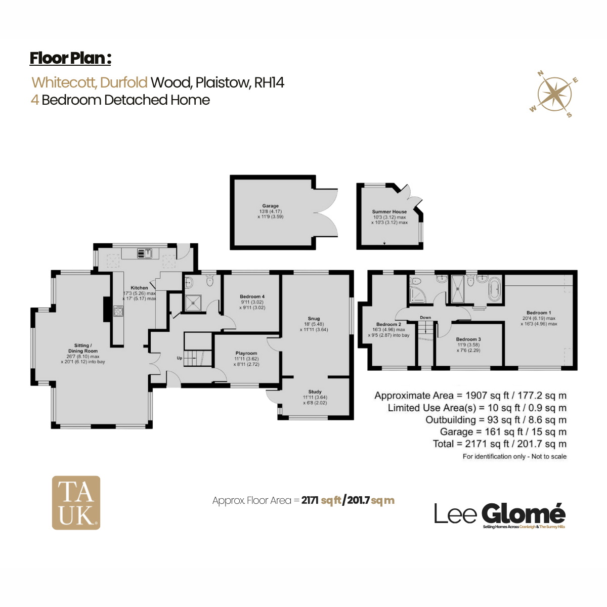 Whitecott, Durfold Wood, Plaistow floorplan
