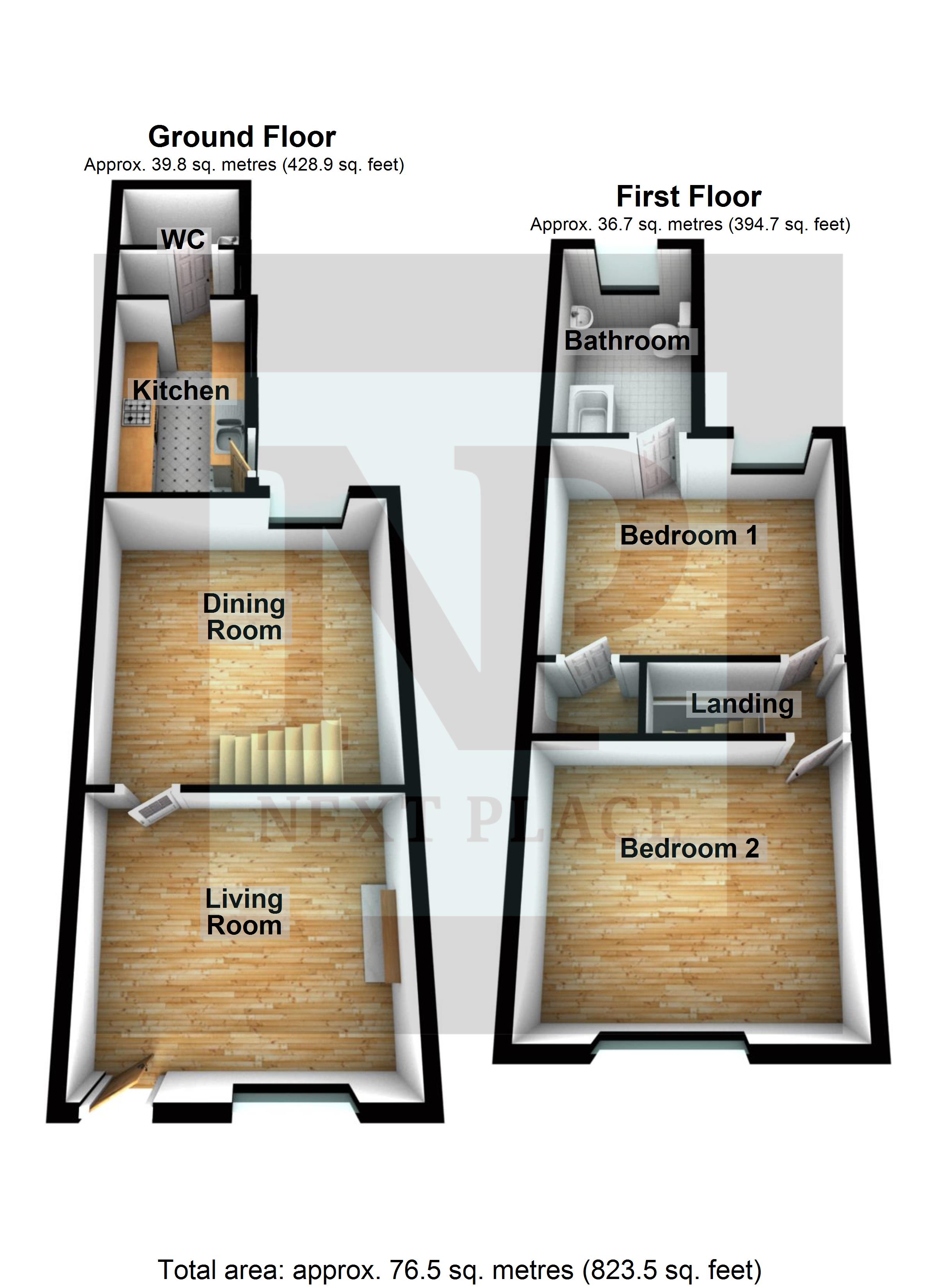 2 Bedrooms End terrace house for sale in Watling Street, Two Gates, Tamworth B77