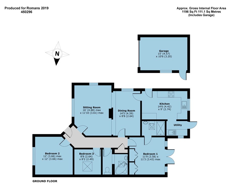 3 Bedrooms Detached bungalow for sale in Pinewood Avenue, Crowthorne, Berkshire RG45