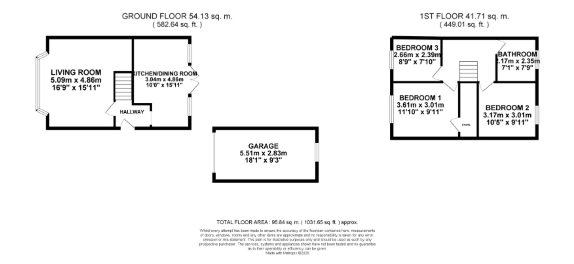 51 Langland Drive, Stoke-On-Trent floorplan