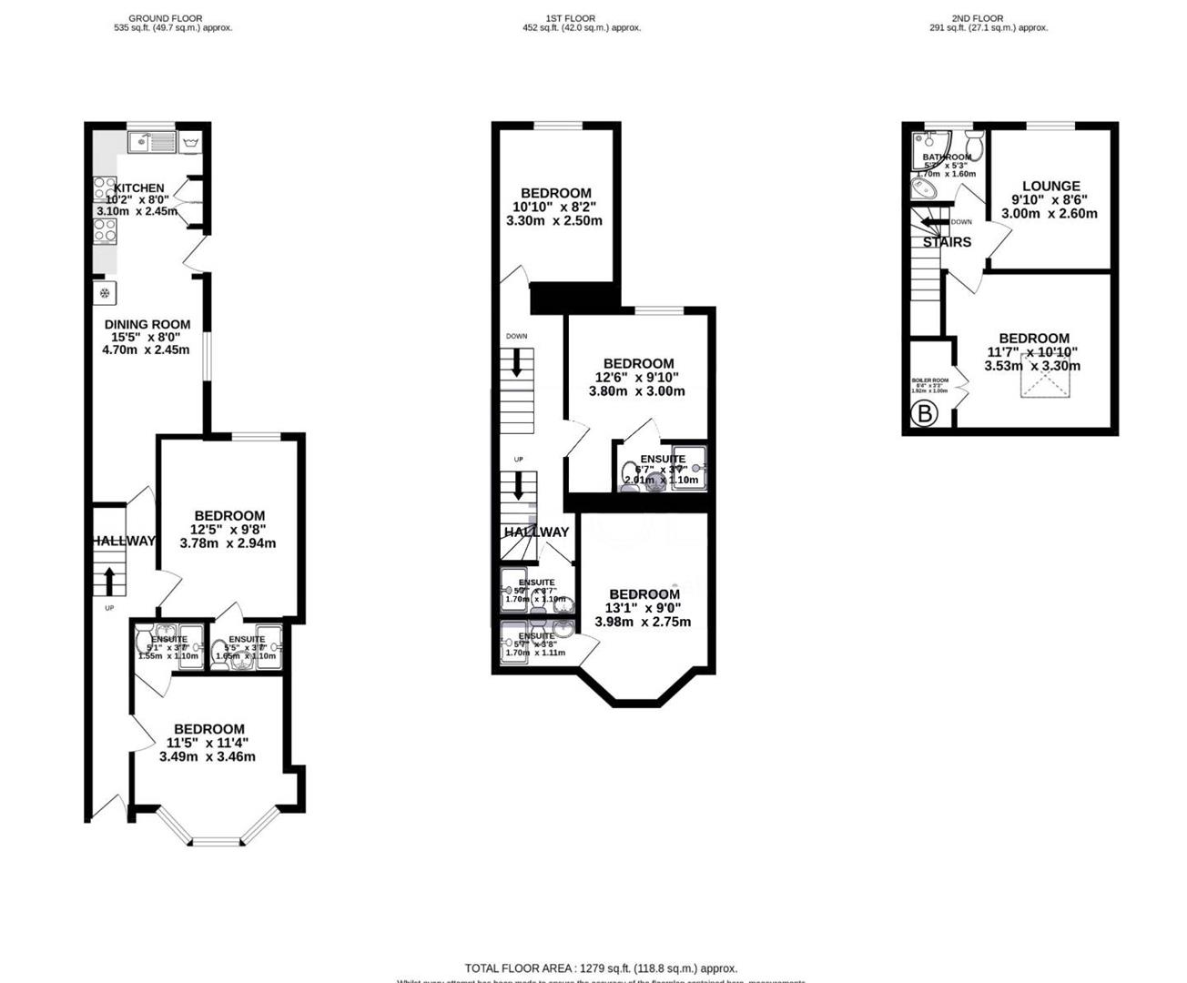 7, Forest Road, Fishponds floorplan