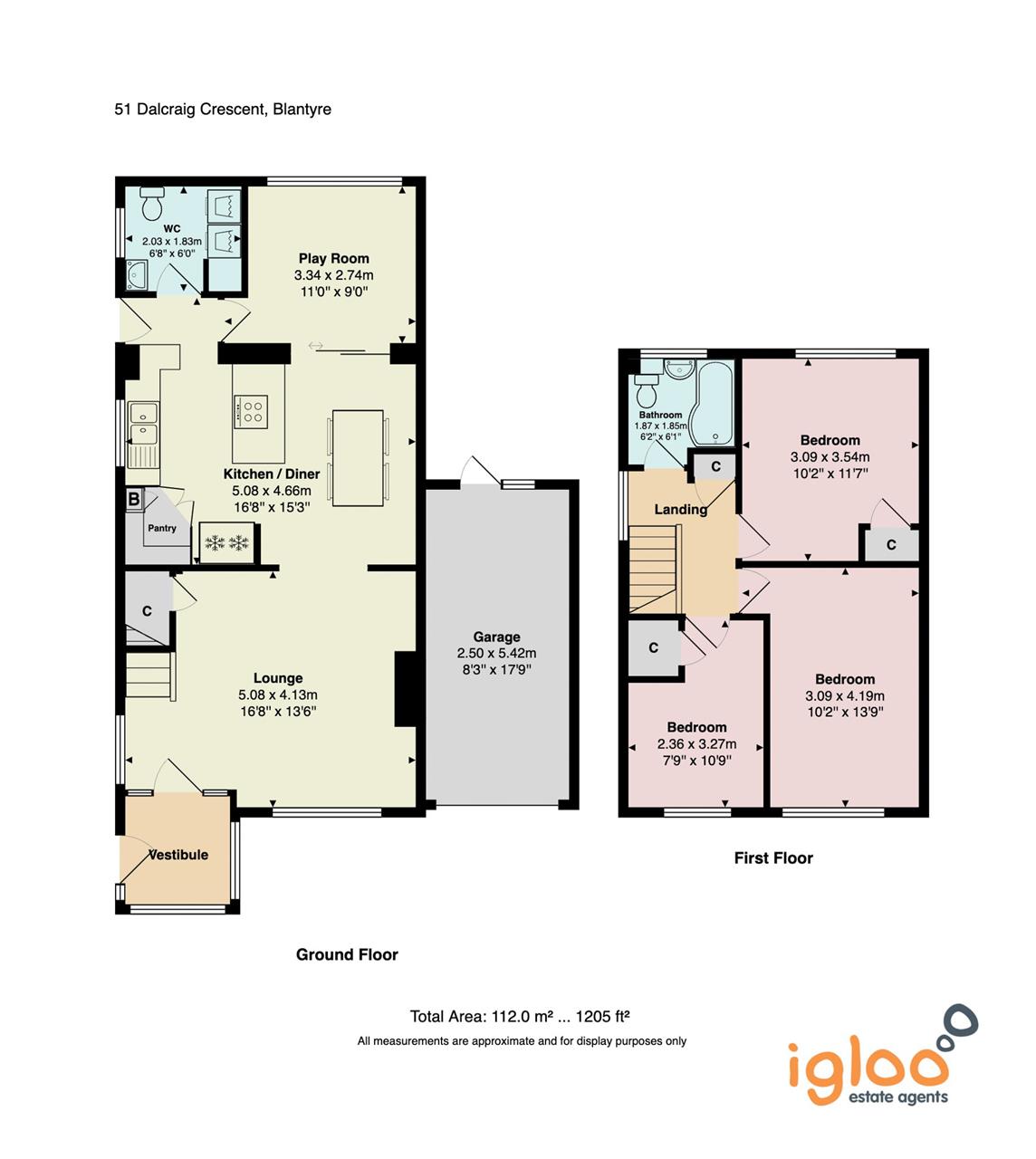 14, Dungavel Gardens, Hamilton floorplan