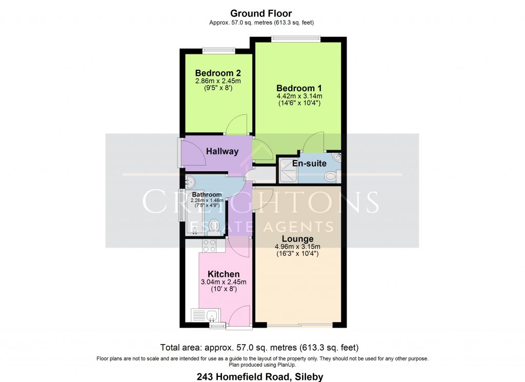 243, Homefield Road, Loughborough floorplan