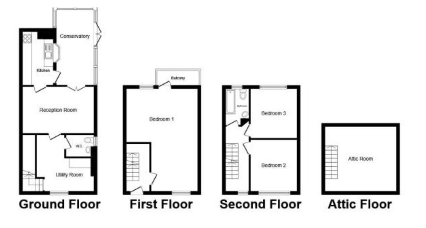 4 Bedrooms Semi-detached house to rent in Southview Road, Crowborough TN6