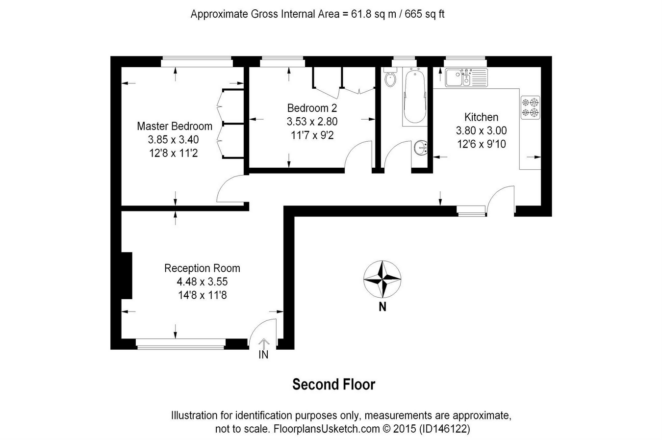2 Bedrooms Flat for sale in Rosemont Court, Rosemont Road, Acton W3