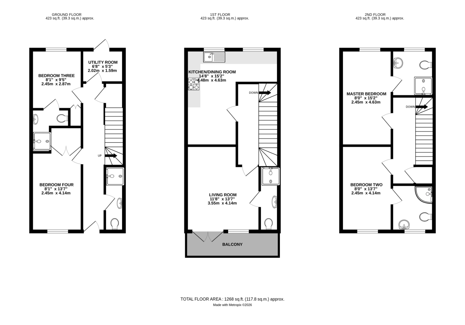 131, Curzon Street, Reading floorplan