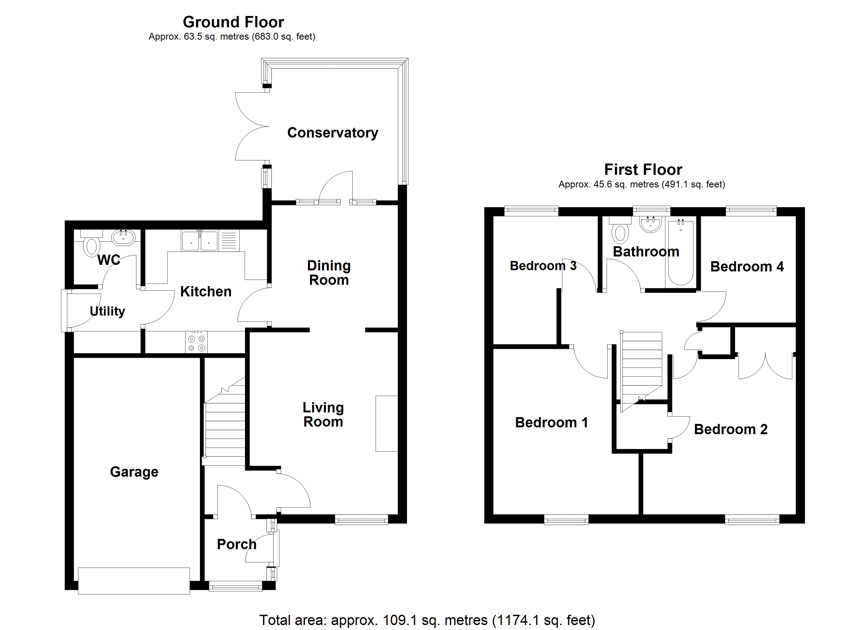 5, Hawks Way, Lincolnshire floorplan