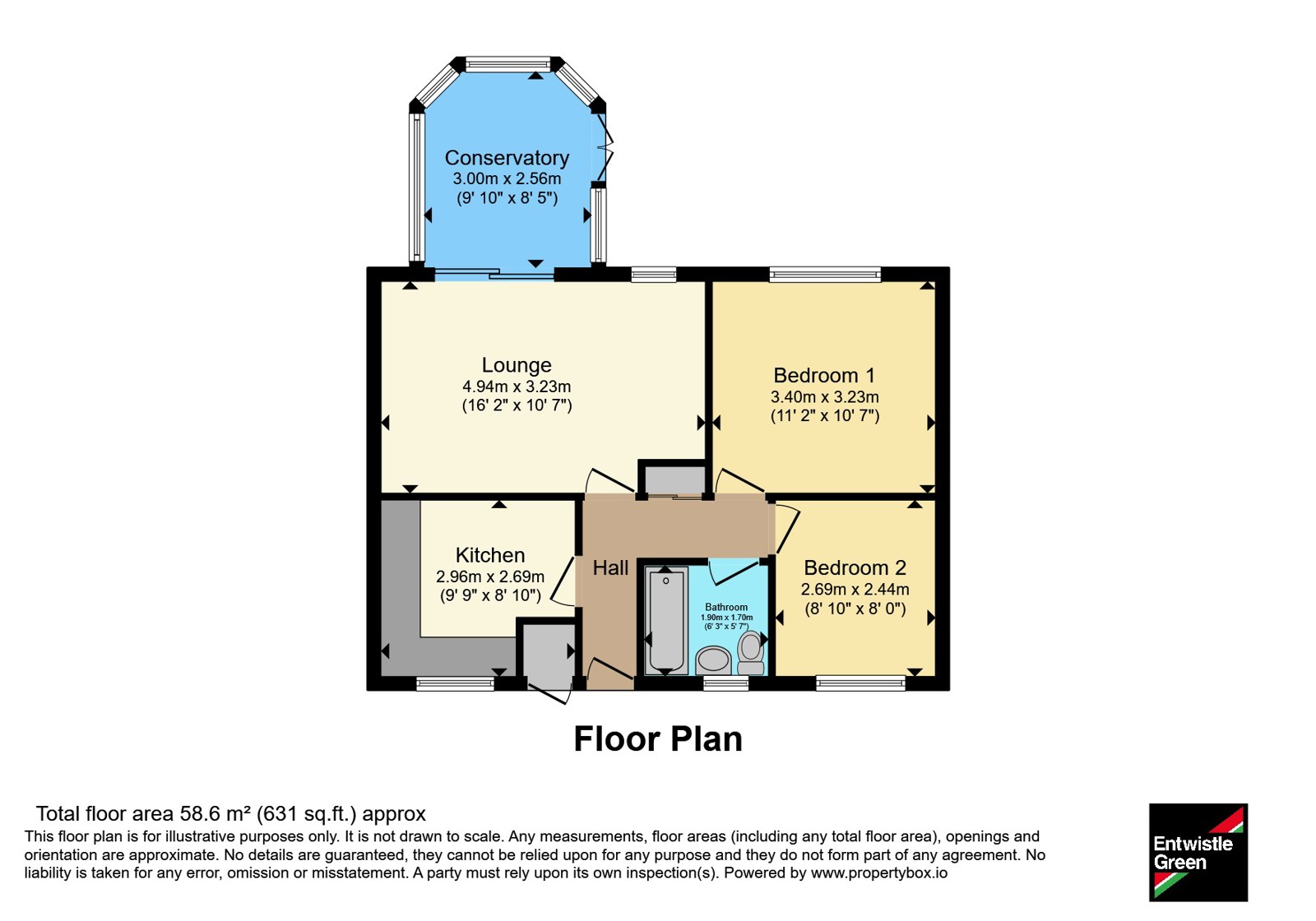 14, Charlock Avenue, Bolton floorplan