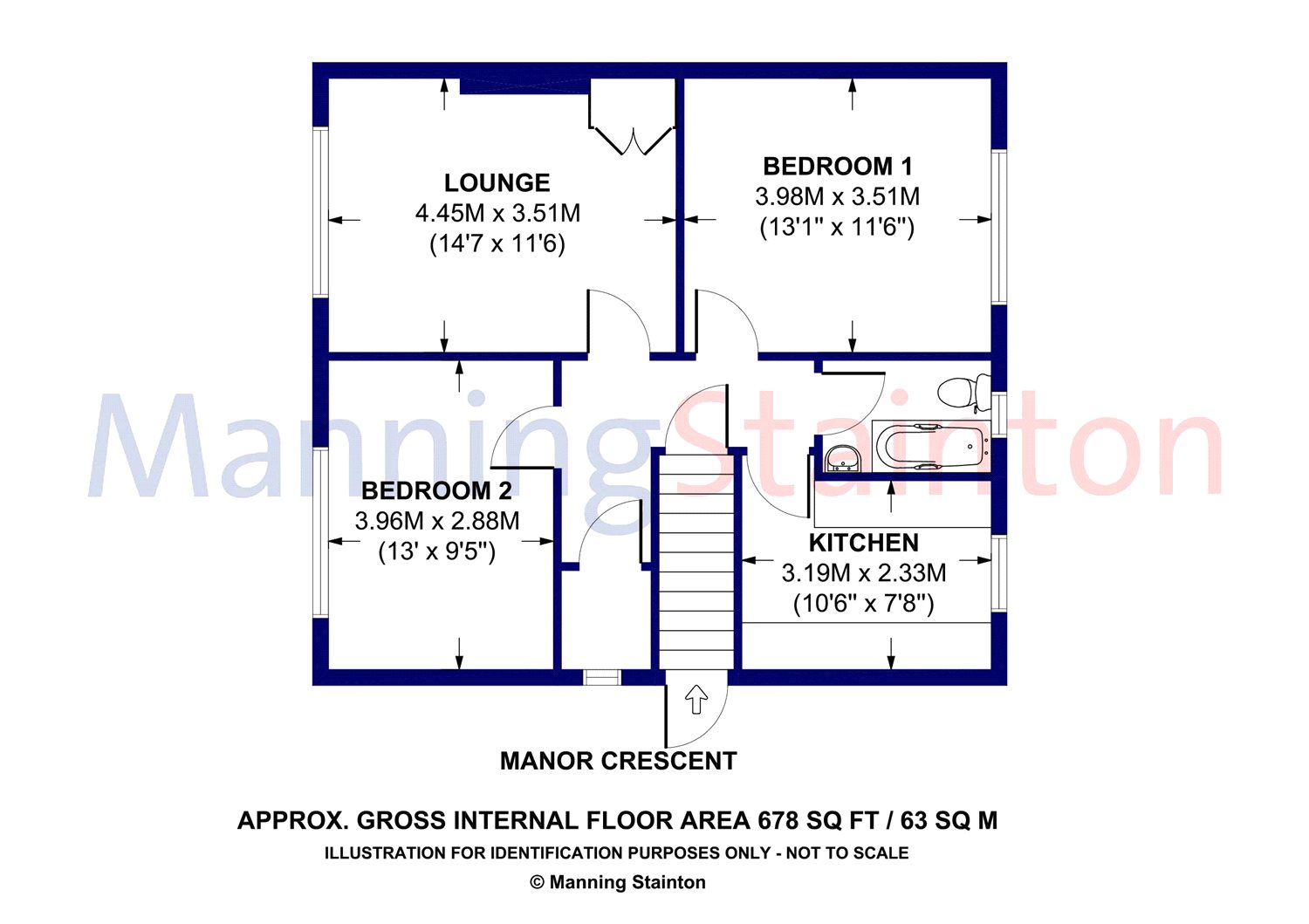 2 Bedrooms Flat for sale in Manor Crescent, Rothwell, Leeds, West Yorkshire LS26