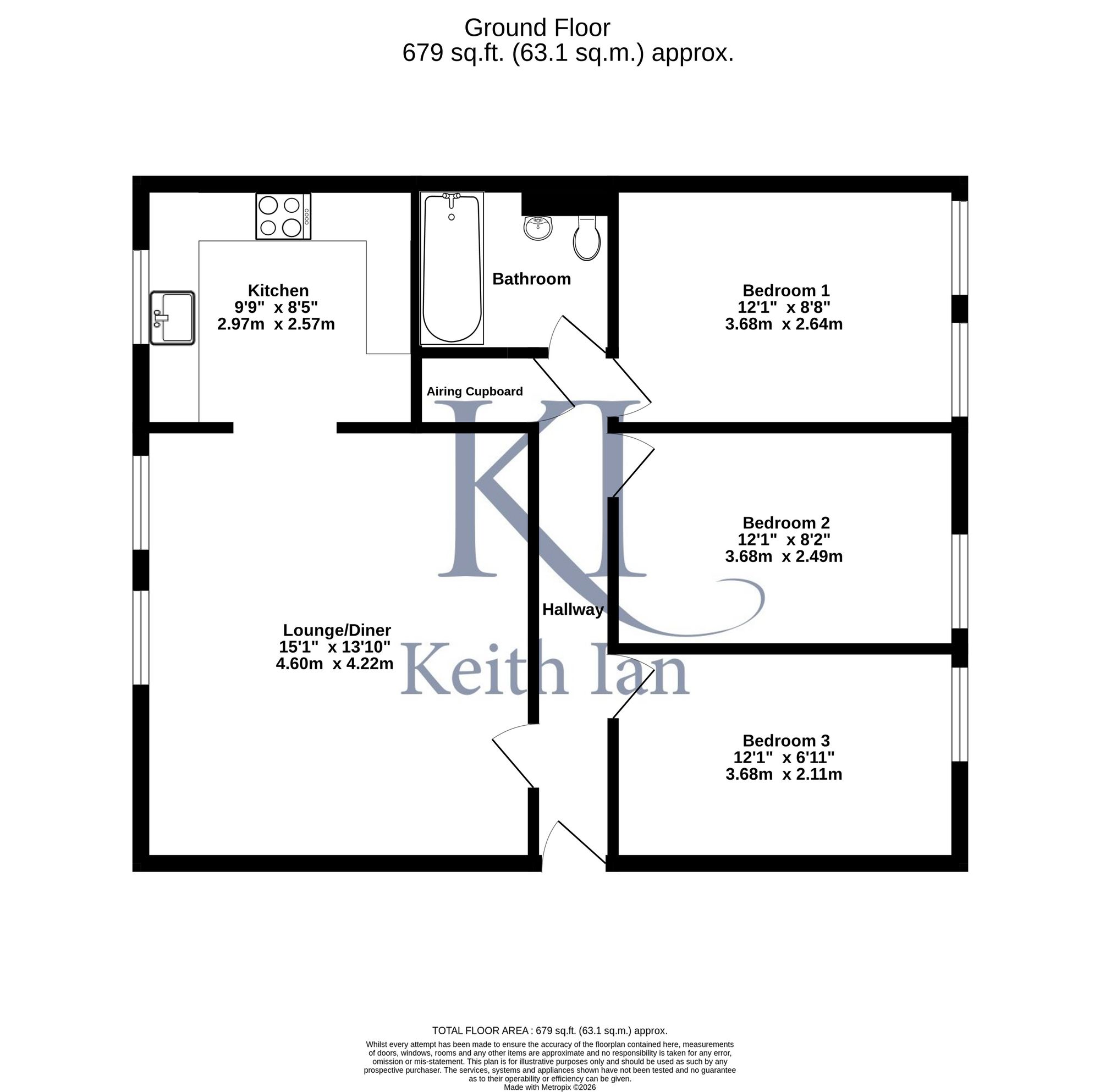 19 Millacres Station Road, Ware floorplan