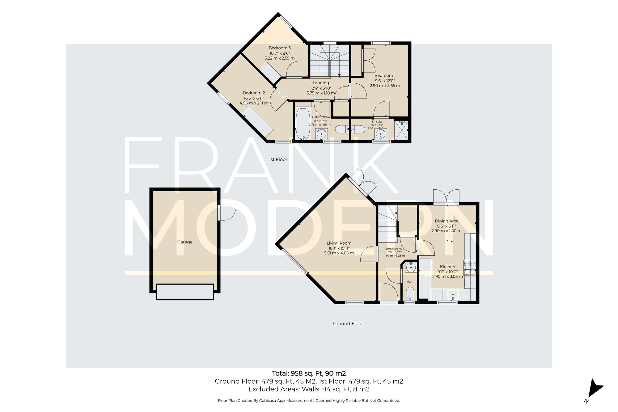 2 Lander Crescent, Peterborough floorplan