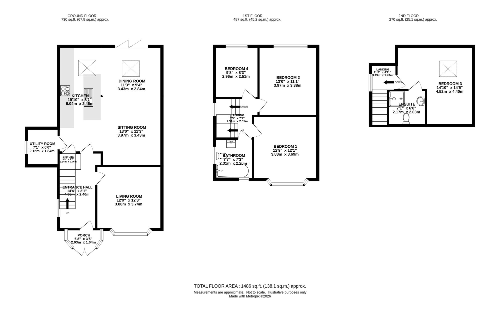 23 Merston Drive, Manchester floorplan