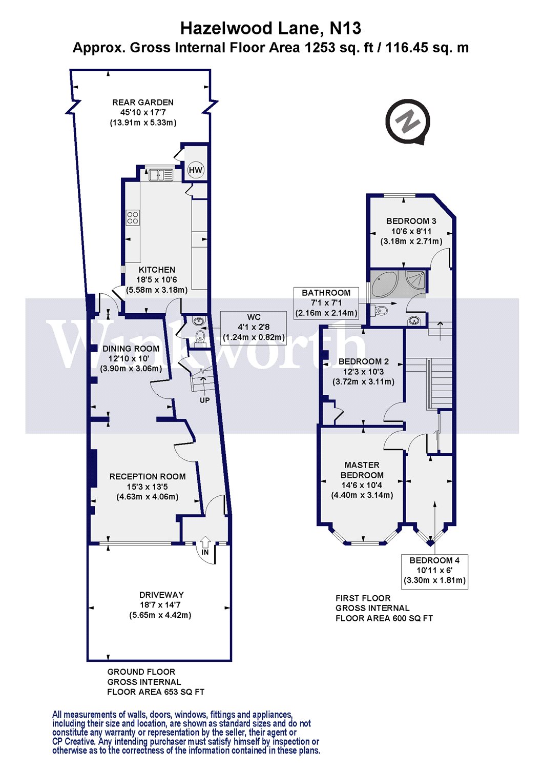 4 Bedrooms Terraced house for sale in Hazelwood Lane, London N13