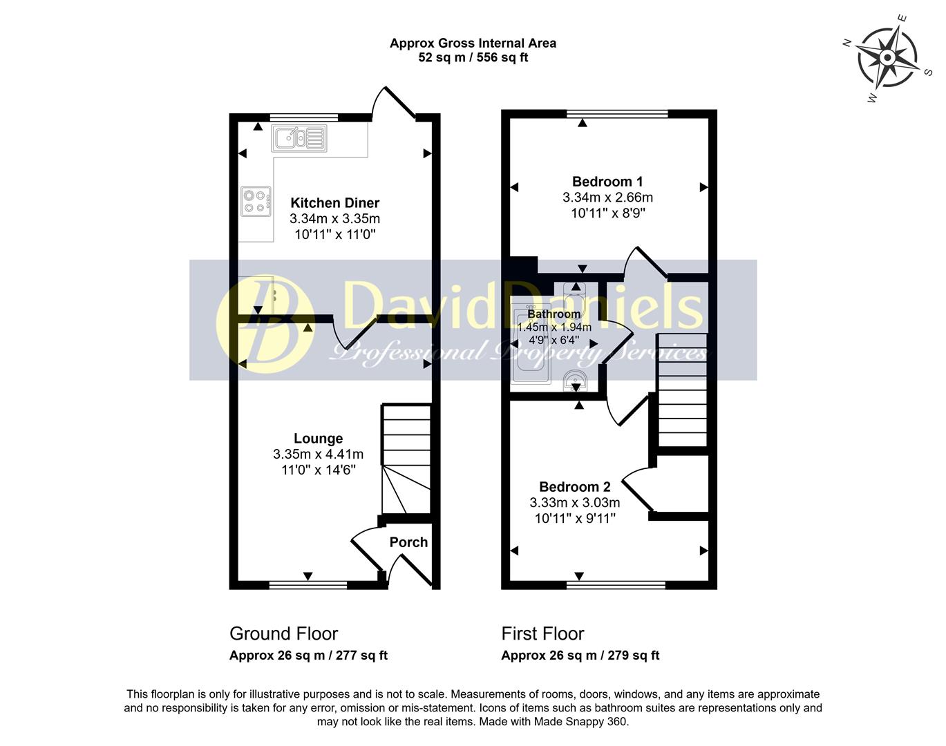 12, Magpie Close, London floorplan