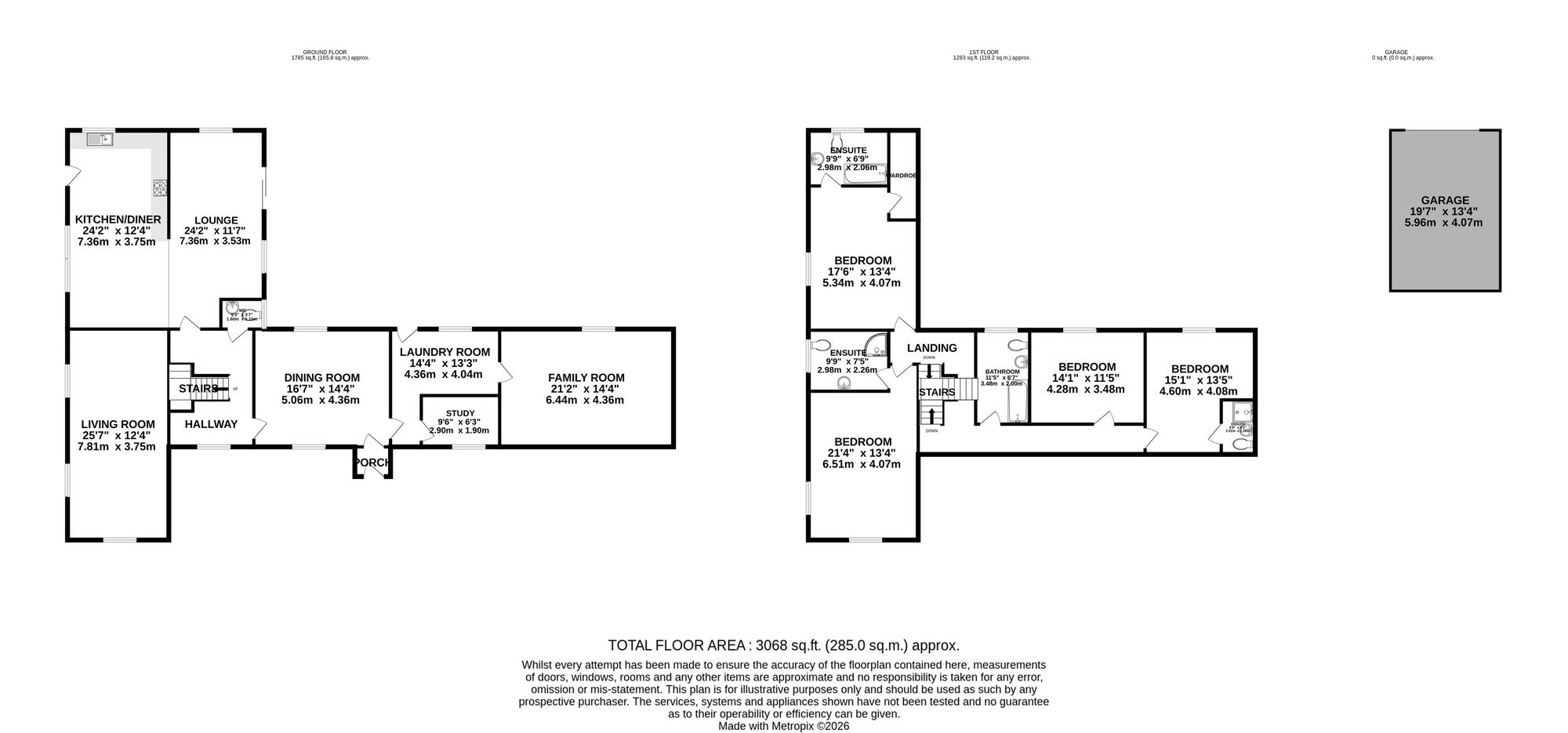 Dam House Farm Bradley Lane, Wigan floorplan