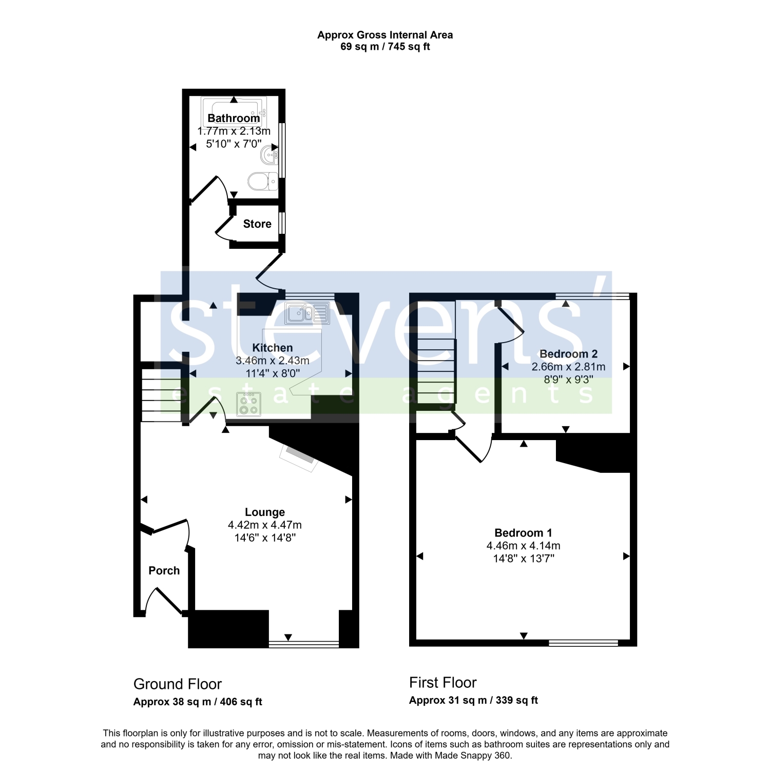 18, Fore Street, North Tawton floorplan