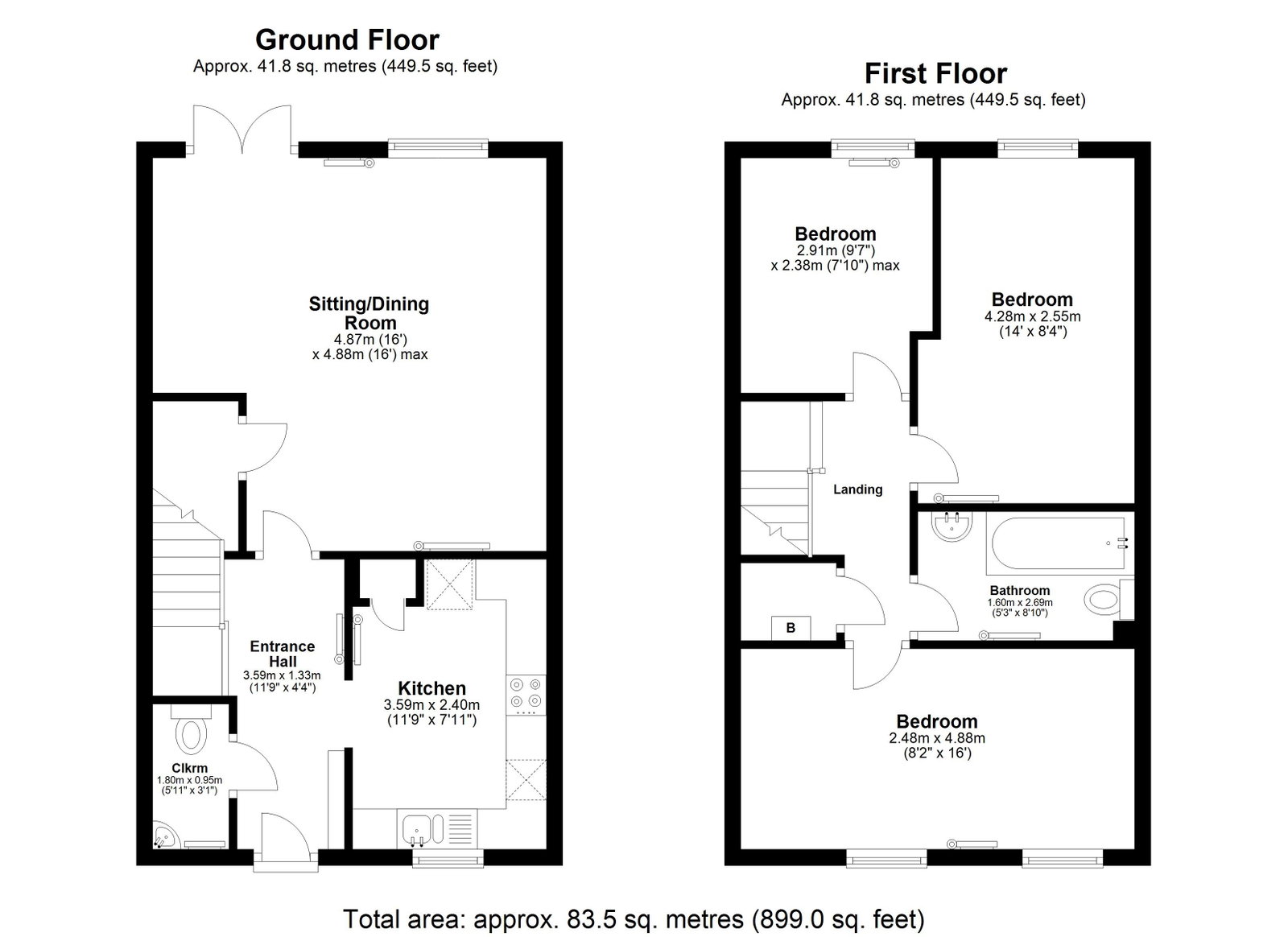15, De Borg Close, Tetbury floorplan