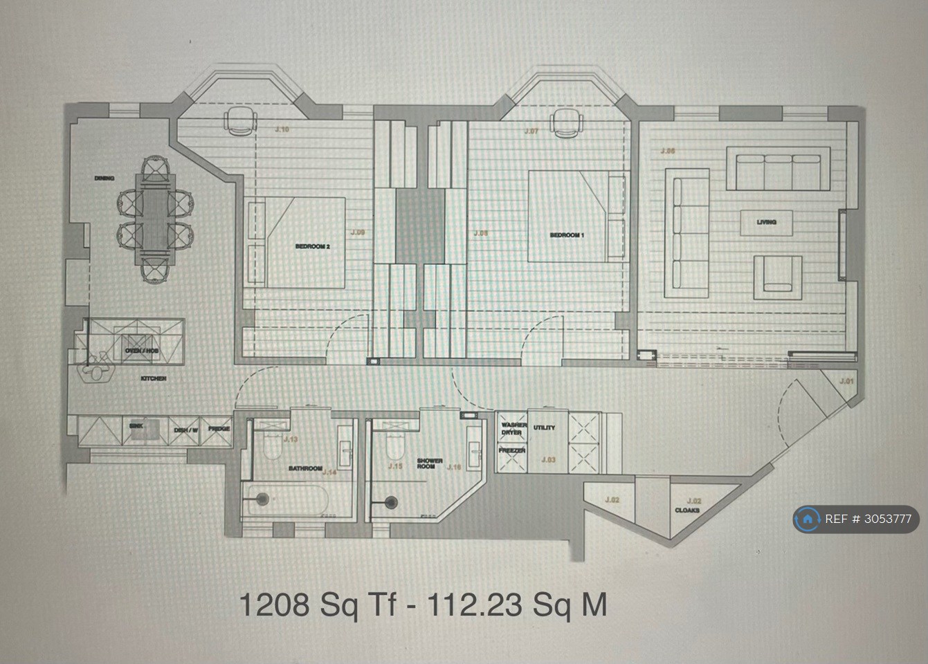 Flat, Chalfont Court Baker St, London floorplan