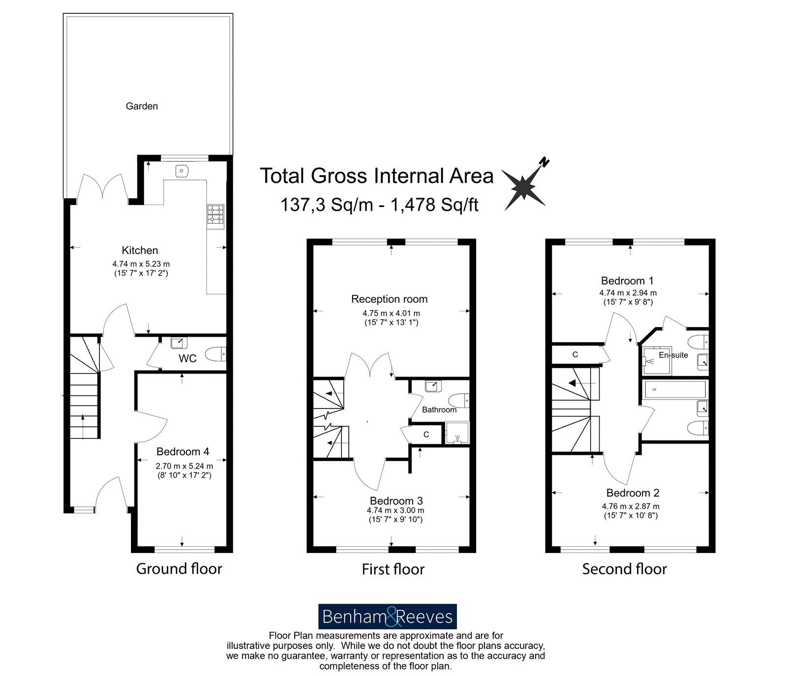 4, Elizabeth Fry Place, London floorplan