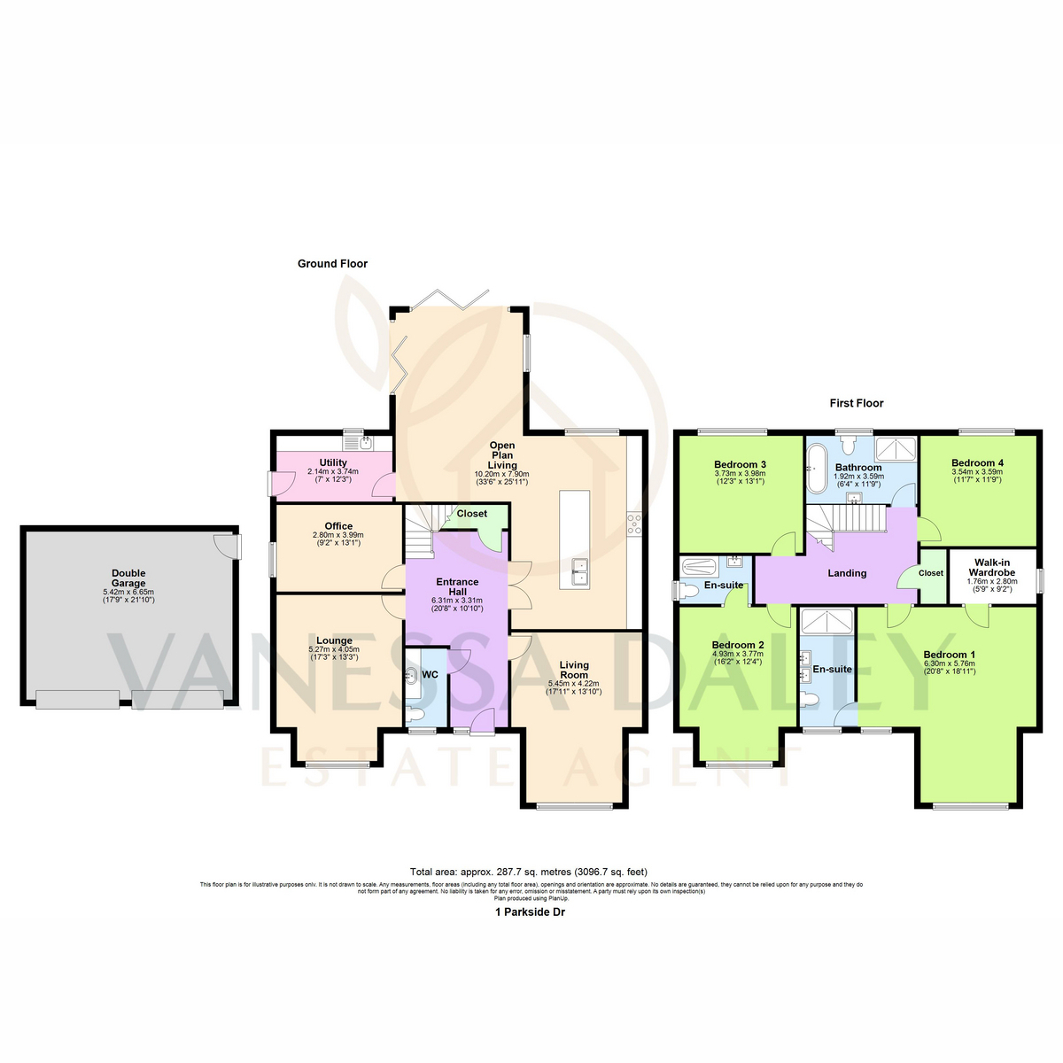 1, Parkside Drive, Preston floorplan