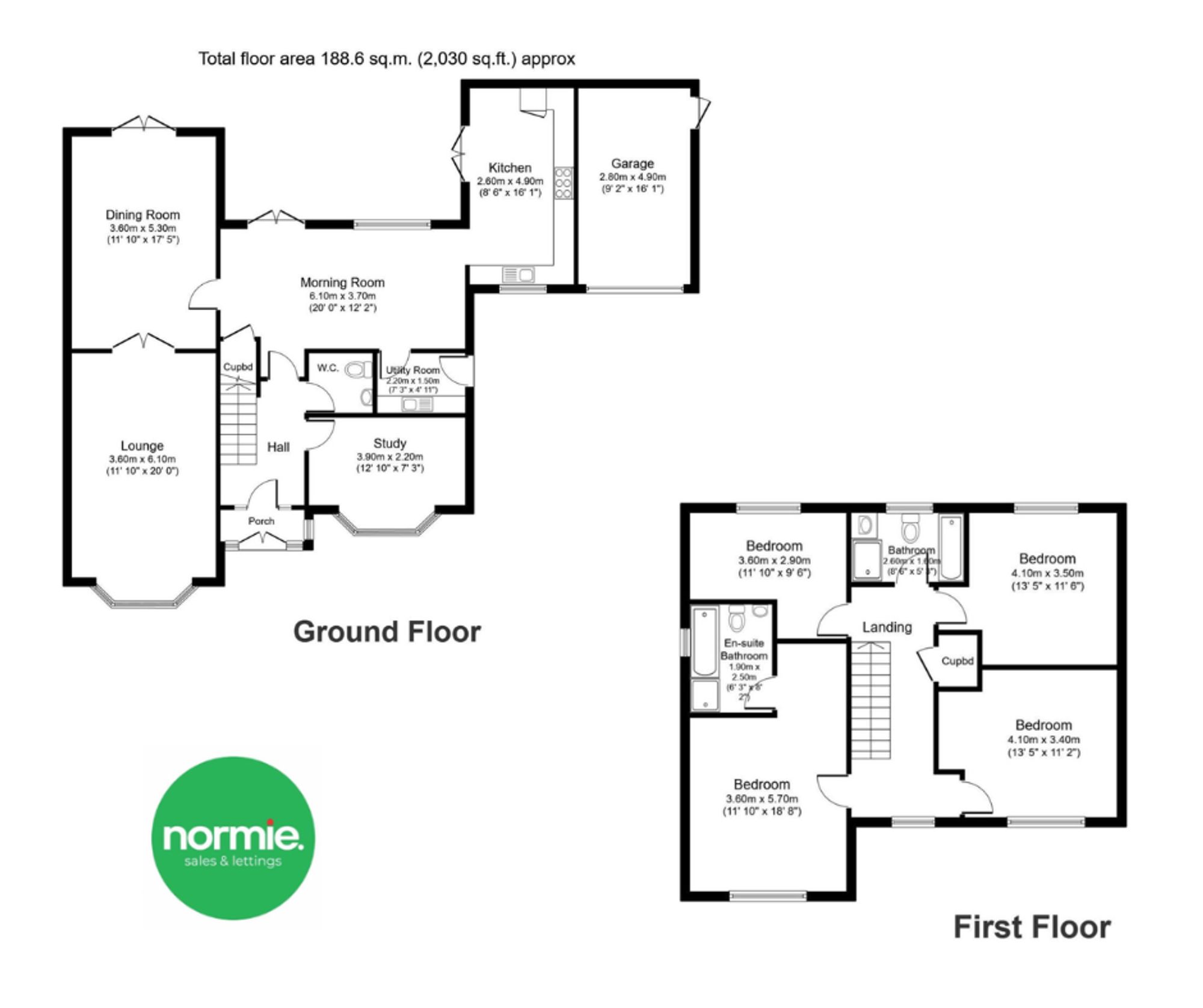 14 Woodthorpe Grange, Manchester floorplan