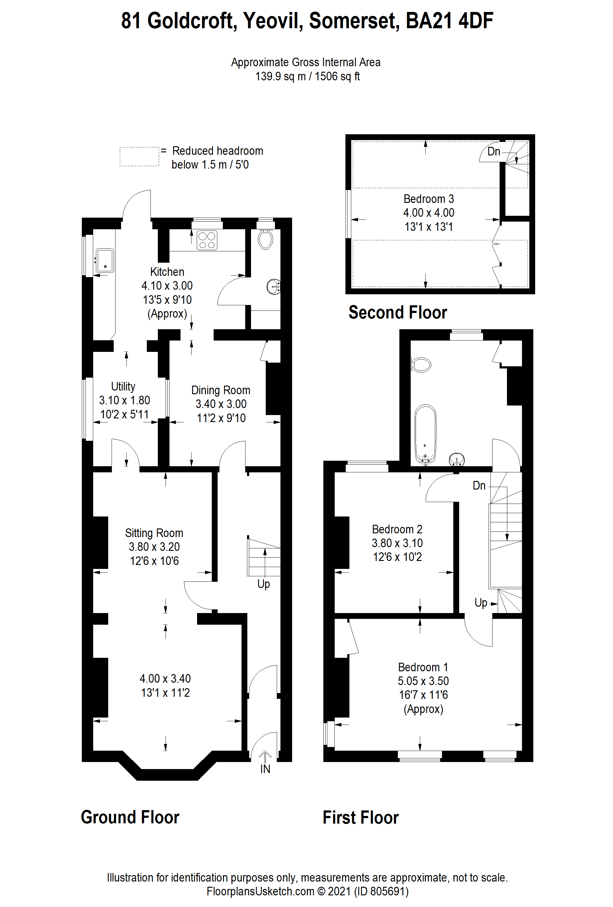 Goldcroft, Yeovil BA21, 3 bedroom end terrace house for sale 59988363