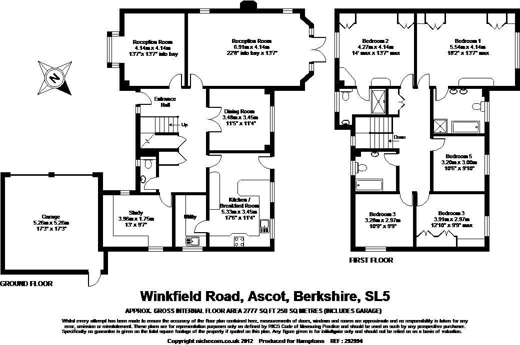 5 Bedrooms Detached house for sale in Prides Crossing, Winkfield Road, Ascot, Berkshire SL5