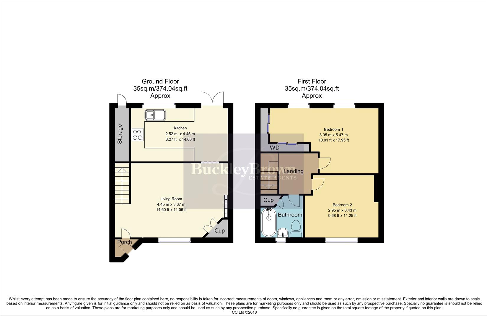 95, Andover Road, Nottingham floorplan