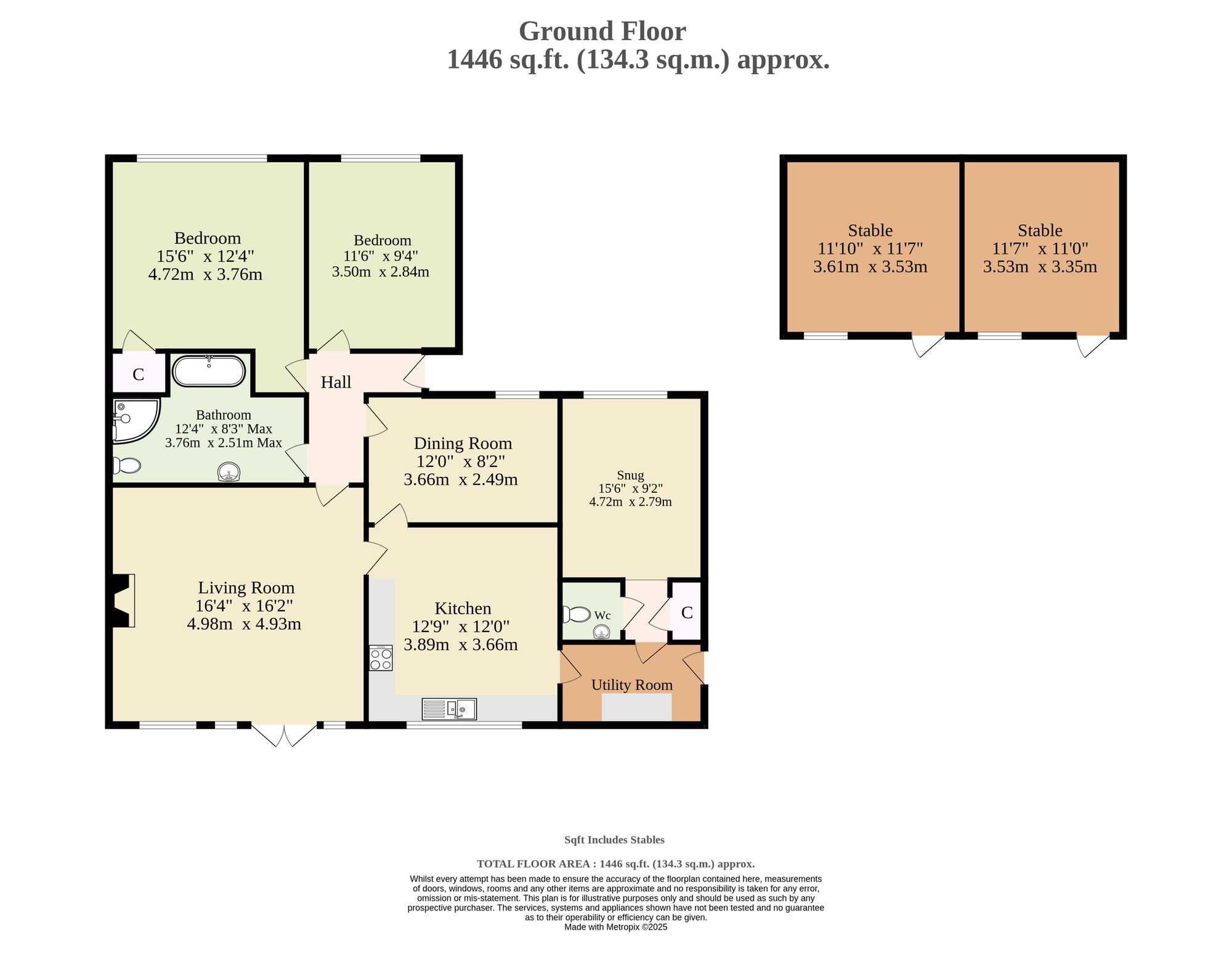 Plum Trees Heywood Road, Diss floorplan