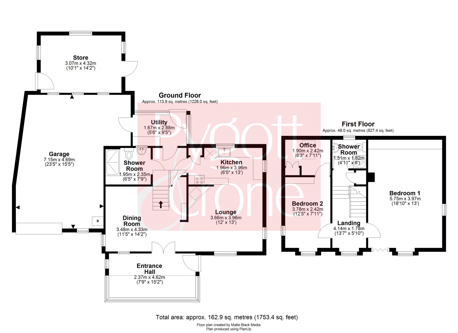 Railway Cottage, Fieldside, Boston floorplan