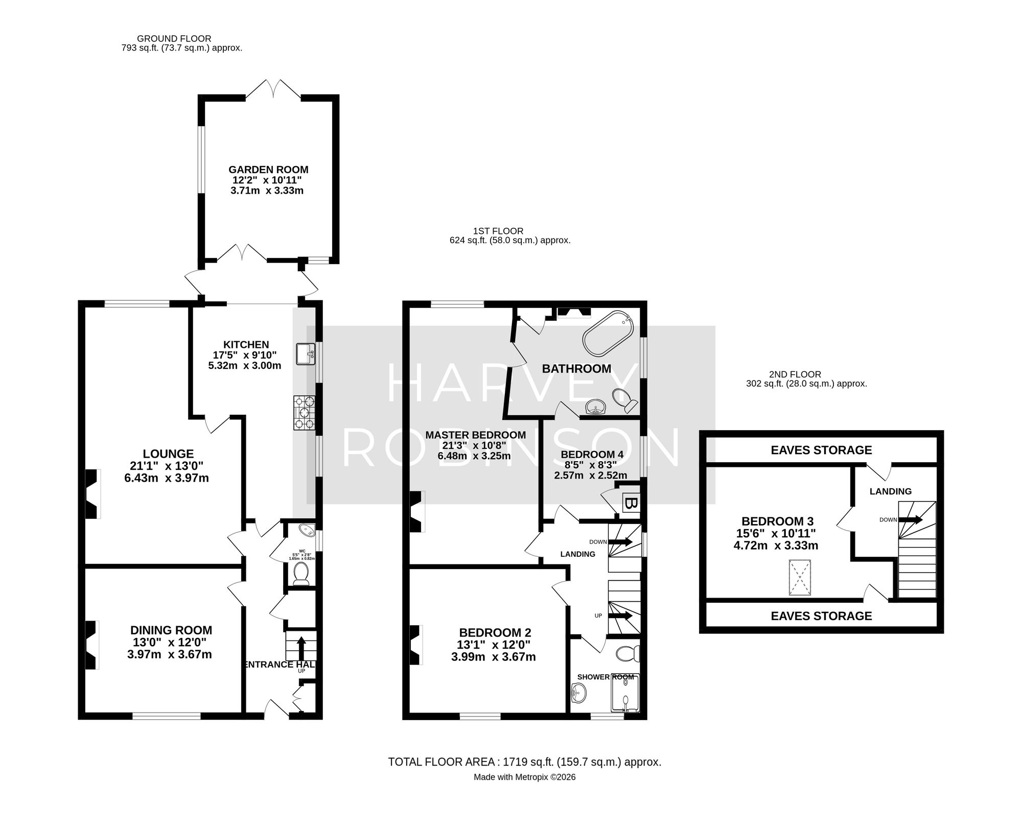 15 St. Anns Lane, Huntingdon floorplan