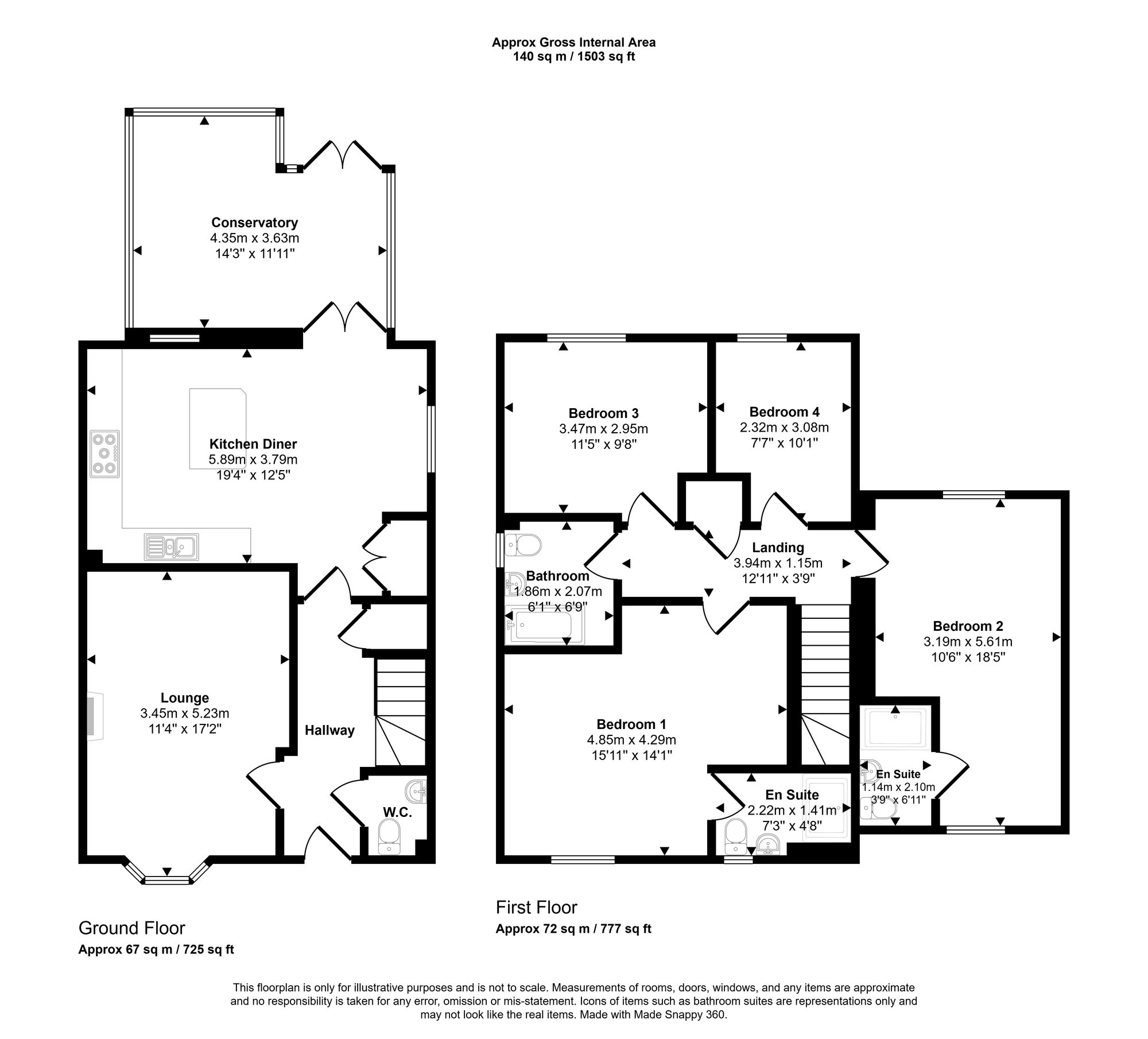 15 Haroldgate, Whitchurch floorplan