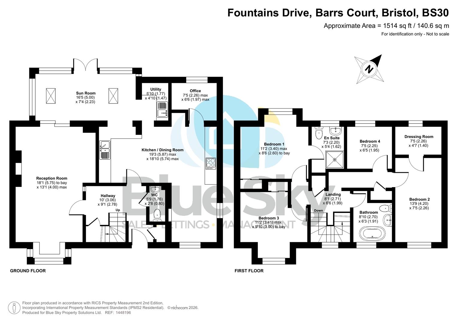 29, Fountains Drive, Bristol floorplan